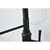 Pull down Single Handle Spring Kitchen Faucet