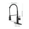 Pull down Single Handle Spring Kitchen Faucet